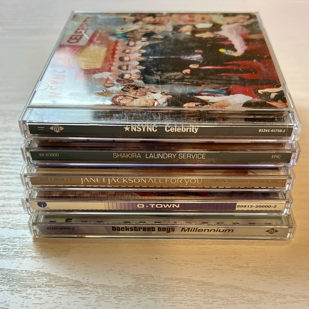Lot of 5 music CDs of your top favorite artist